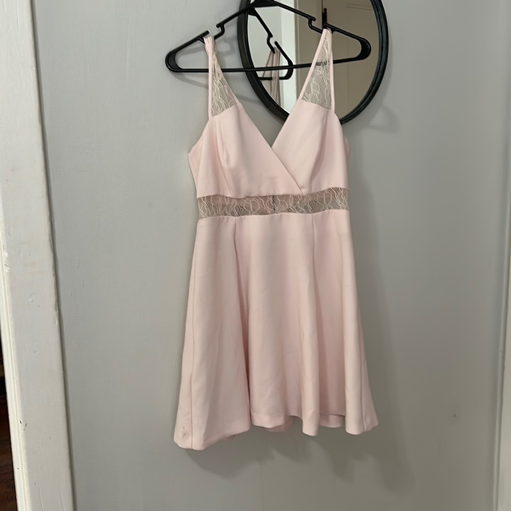 Cream/light pink lace dress BCBGeneration